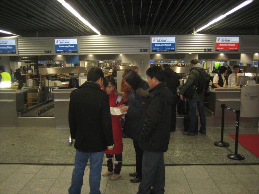 Air China Check In Frankfurt am Main, Deutschland