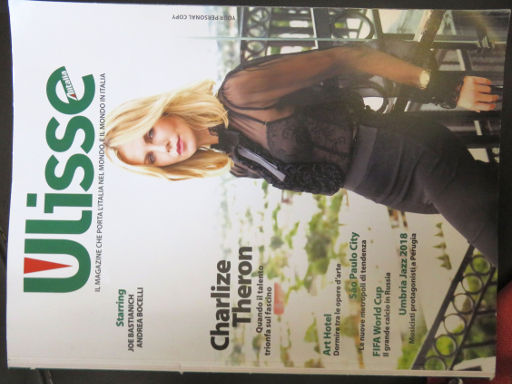 Alitalia, Economy Klasse, Alitalia Bordmagazin Ulisse