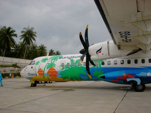 Bangkok Airways, Aerospatiale Alenia ATR 72 auf Koh Samui