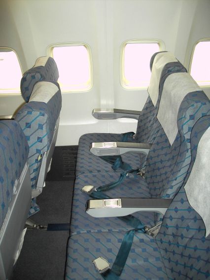 Boeing 737 geringer Sitzplatzabstand