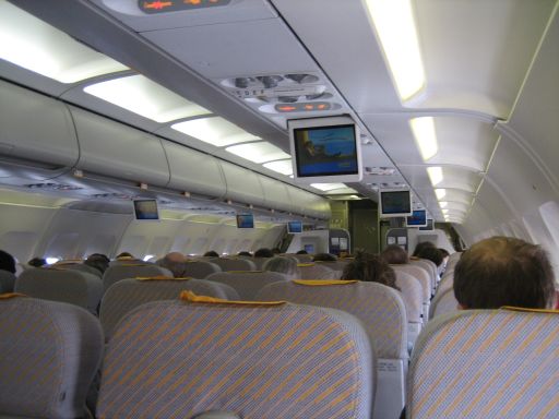 Kabine im Airbus 320
