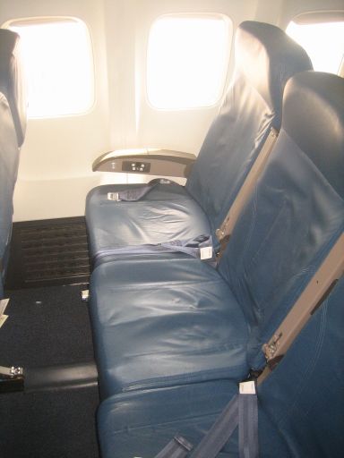 Delta Air Lines Boeing 757–300 Sitzplatzreihe Economy Klasse