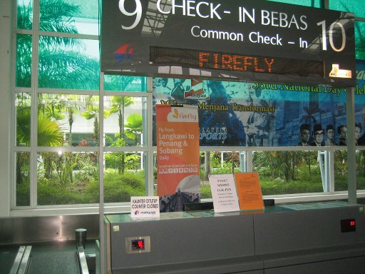 firefly, Check In Langkawi Malaysia