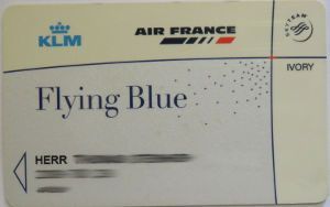 Flying Blue Air France KLM Ivory Mitgliedskarte