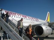 germanwings Airbus A 319–132 auf einer Außenposition in München