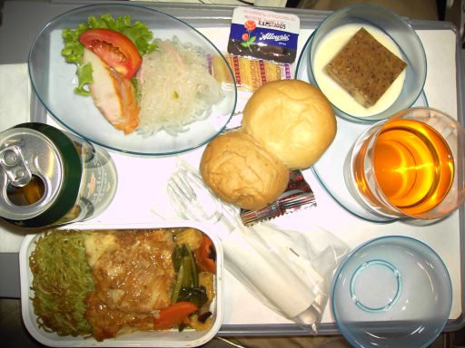 Gulf Air Economy Abendessen