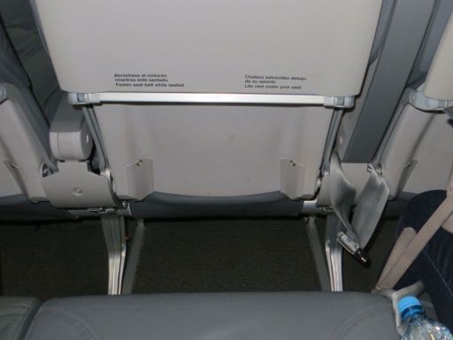 Iberia Lineas Aéreas de España, Standard Sitzplatz Beinfreiheit im Airbus A319–100