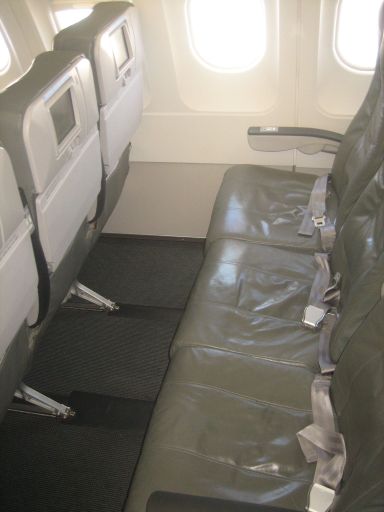 jetBlue Airways, Airbus A 320 mit 3er Sitzreihe