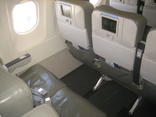 jetBlue Airways, Airbus A 320 mit großem Sitzplatzabstand