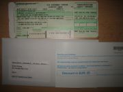 NWA Transport Credit Voucher und KLM Travel Discount Certificate Voucher