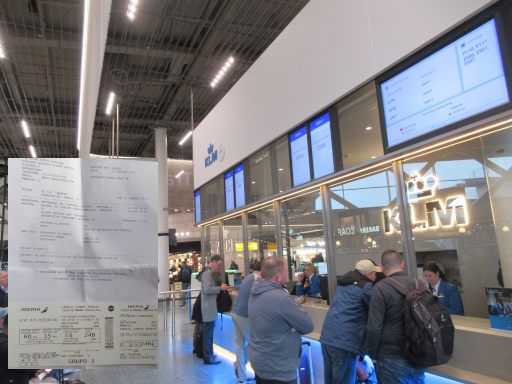 KLM Royal Dutch Airlines, Kundenservice Flughafen Amsterdam AMS im Januar 2026