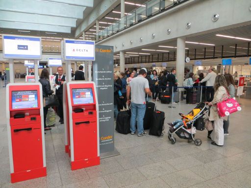 LAN Línea Aérea Nacional de Chile, Check In Schalter, Frankfurt FRA Terminal 1