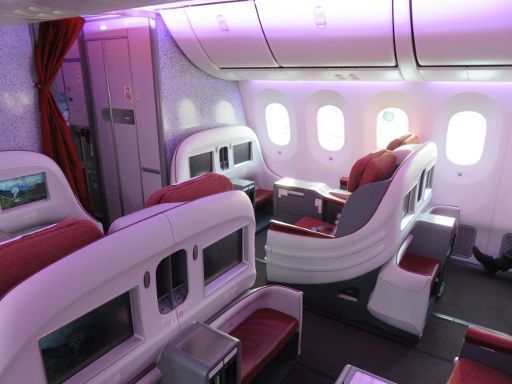 LATAM Airlines Business Klasse Kabine Boeing 787–8 Dreamliner