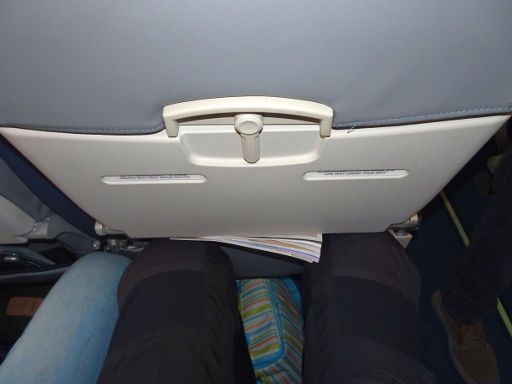 Laudamotion, Standard Sitzplatz Beinfreiheit