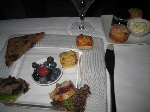 Qatar Airways, Business Klasse, Dessert
