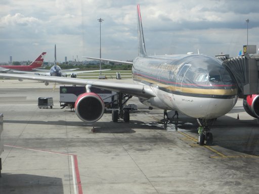 Royal Jordanian Airlines Business Klasse, Airbus A330 in Bangkok BKK Thailand