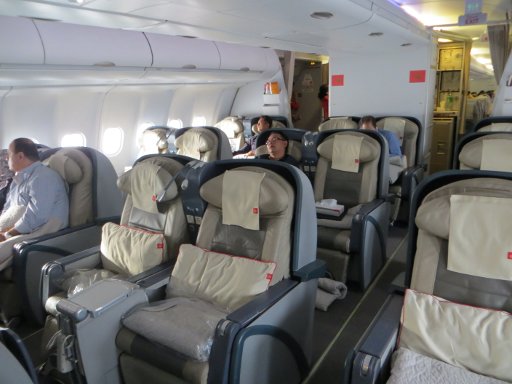 Royal Jordanian Airlines Business Klasse, Airbus A330 Business Klasse  Kabine
