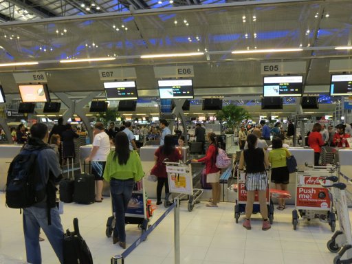 SEAIR, South East Asia Airlines, Check In Bangkok, Thailand