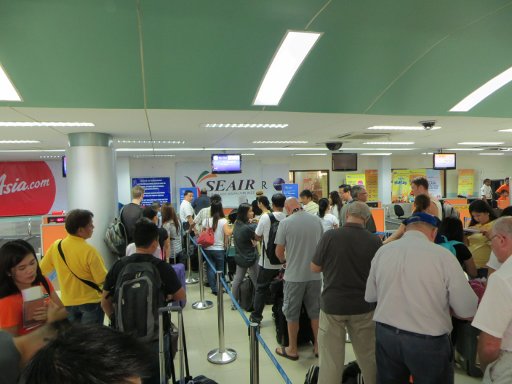 SEAIR, South East Asia Airlines, Check In Clark, Philippinen