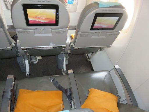 SriLankan Airlines, Airbus A321-200 Sitzplatzabstand in der Economy