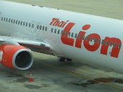 Thai Lion Air, Boeing 737–900 ER auf dem Flughafen Don Mueang, DMK, Bangkok, Thailand