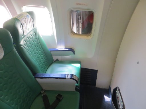 transavia.com, Boeing 737–800 Ledersitze in der Economy, Sitzplatz 1A