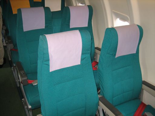 Tyrolean Airways, Economy Sitze im Canadair CRJ