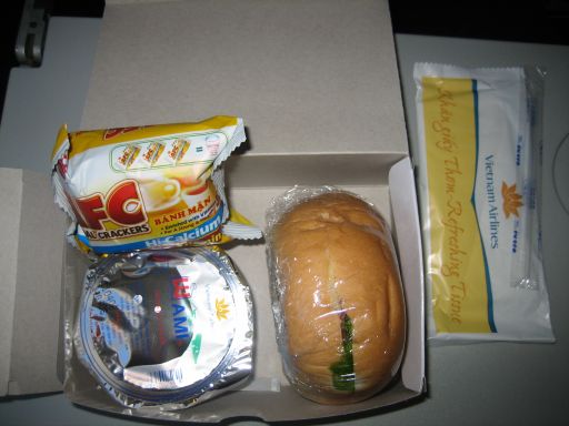 Vietnam Airlines kostenloser Snack in der Economy