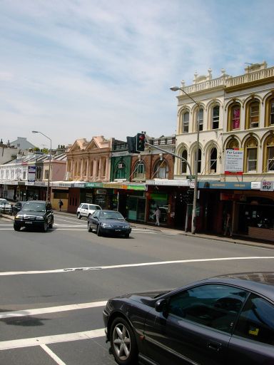 Straßenbild außerhalb vom Zentrum, Sydney, Australien