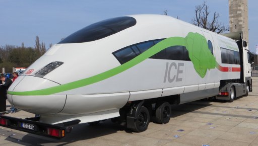 Deutsche Bahn ICE Modell 2013 Ökostrom Werbung
