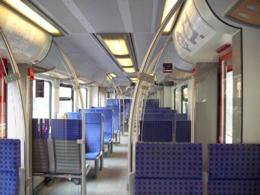 Deutsche Bahn S–Bahn Großraumabteil 2.Klasse