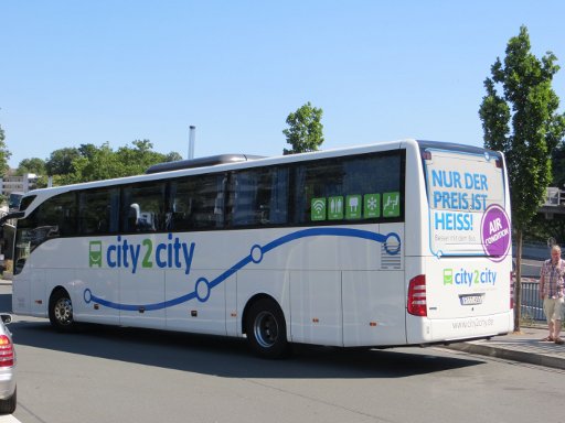 Fernbuslinien Anbieter, Deutschland, city 2 city in Essen Hbf im August 2013