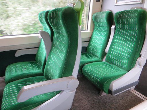 London Midland, Großbritannien, Sitzplatzabstand in der Standard / 2.Klasse