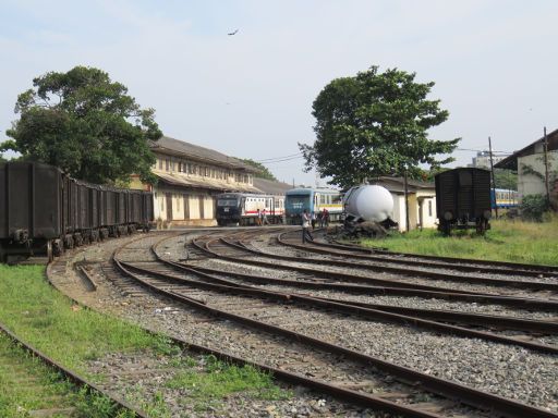 Sri Lanka Railways, Bahngleise bei der Station Colombo Fort