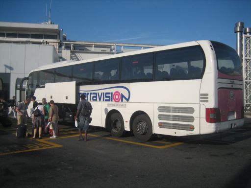 Terravision, Rom, Italien, Bus am Flughafen Rom Ciampino
