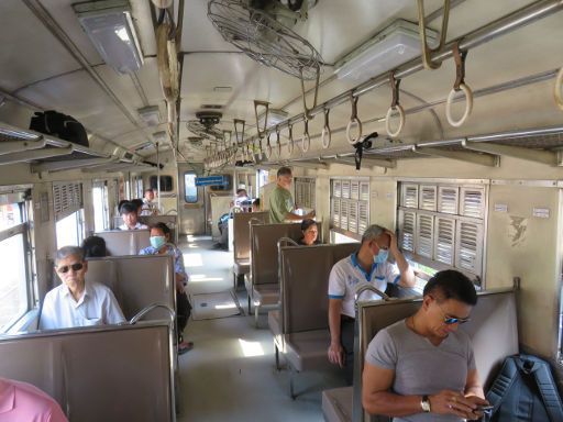 State Railway of Thailand, 3. Klasse Abteil ohne Klimaanlage