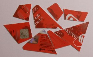 airberlin Visa Classic Card topbonus Karte, entwertet