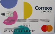 Correos prepago MasterCard® Kreditkarte mit EMV und RFID Chip