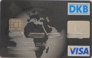 DKB Deutsche Kreditbank AG, DKB–Cash, VISA Karte Vorderseite