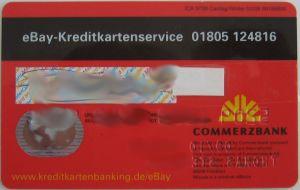 eBay™ MasterCard® Kreditkarte, Rückseite