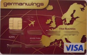 germanwings VISA Gold, Vorderseite