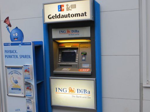 ING–DiBa, Geldautomat in Berlin, Aral Tankstelle Reichsstraße 13