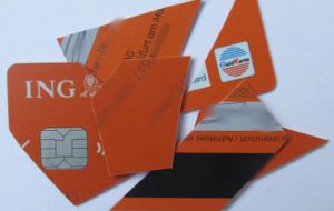 ING–DiBa girocard / Maestro® mit Geldkarte 2018 im Dezember 2021 zerschnitten und entwertet