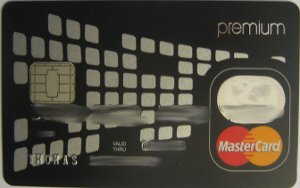 premium MasterCard® Valovis Bank AG, Vorderansicht