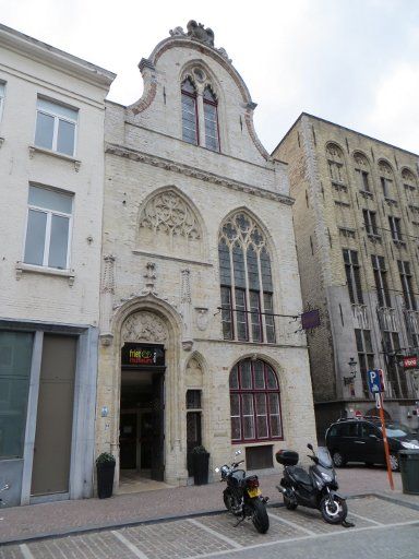 Brügge, Belgien, Pommes frites Museum, Eingang