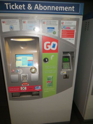 Brüssel, Belgien, STIB, Fahrkartenautomat