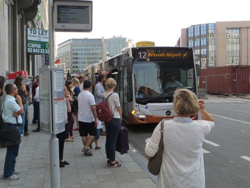 Brüssel, Belgien, STIB, Bus zum Flughafen