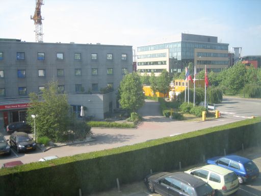 Express by Holiday Inn Hotel, Brüssel, Belgien, Ausblick aus der 2.Etage