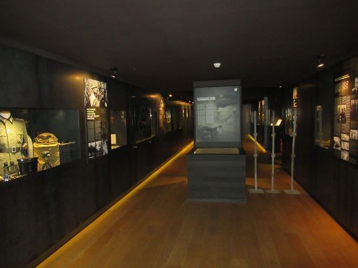 December 44 Museum, La Gleize, Belgien, Ausstellung erste Etage