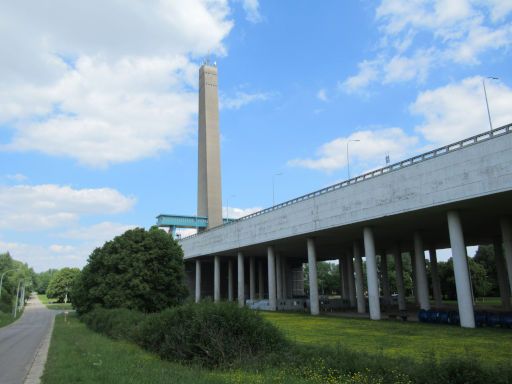 Schiffshebewerk Ronquières, Ronquières, Belgien, oberer Kanal